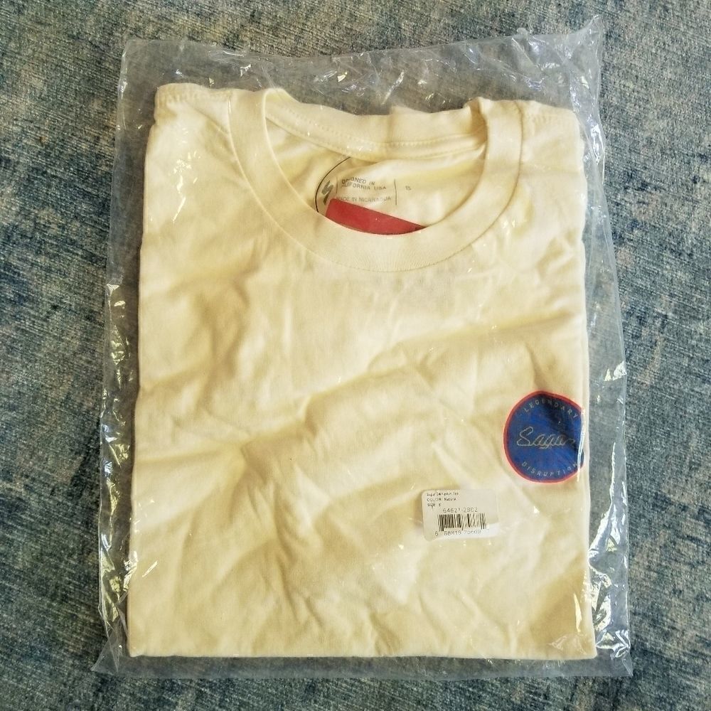 NWT! Sagan Legendary Disruption Tee Natural Small - Picture 7 of 8